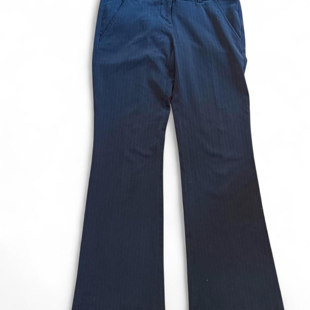 The Limited Drew Fit Grey Pinstripe Work Pants Vintage Y2K Size 4